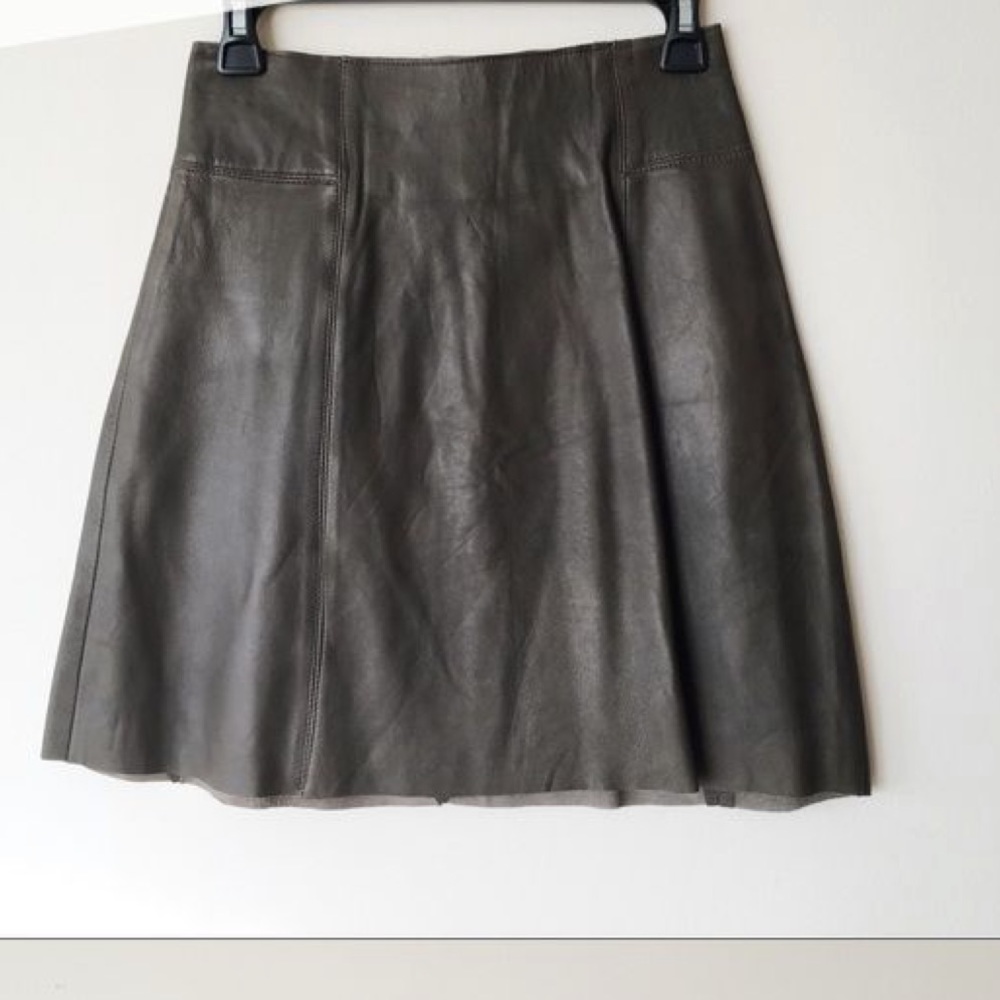 Zara | 100% Sheep leather skirt